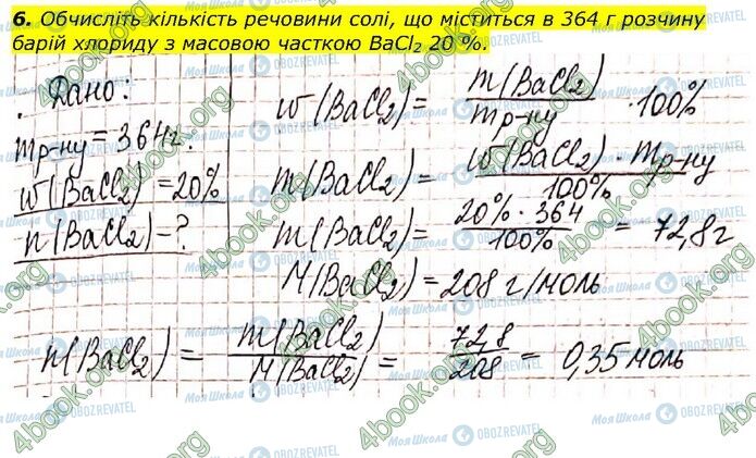 ГДЗ Хімія 9 клас сторінка Стр.22 (6)